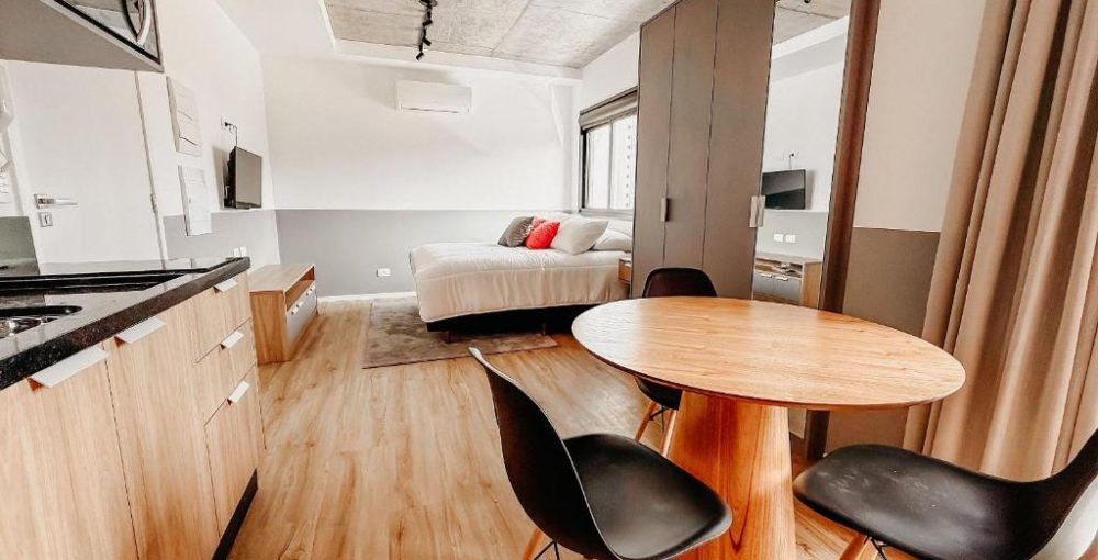 ESPAÇO COZINHA QUARTO